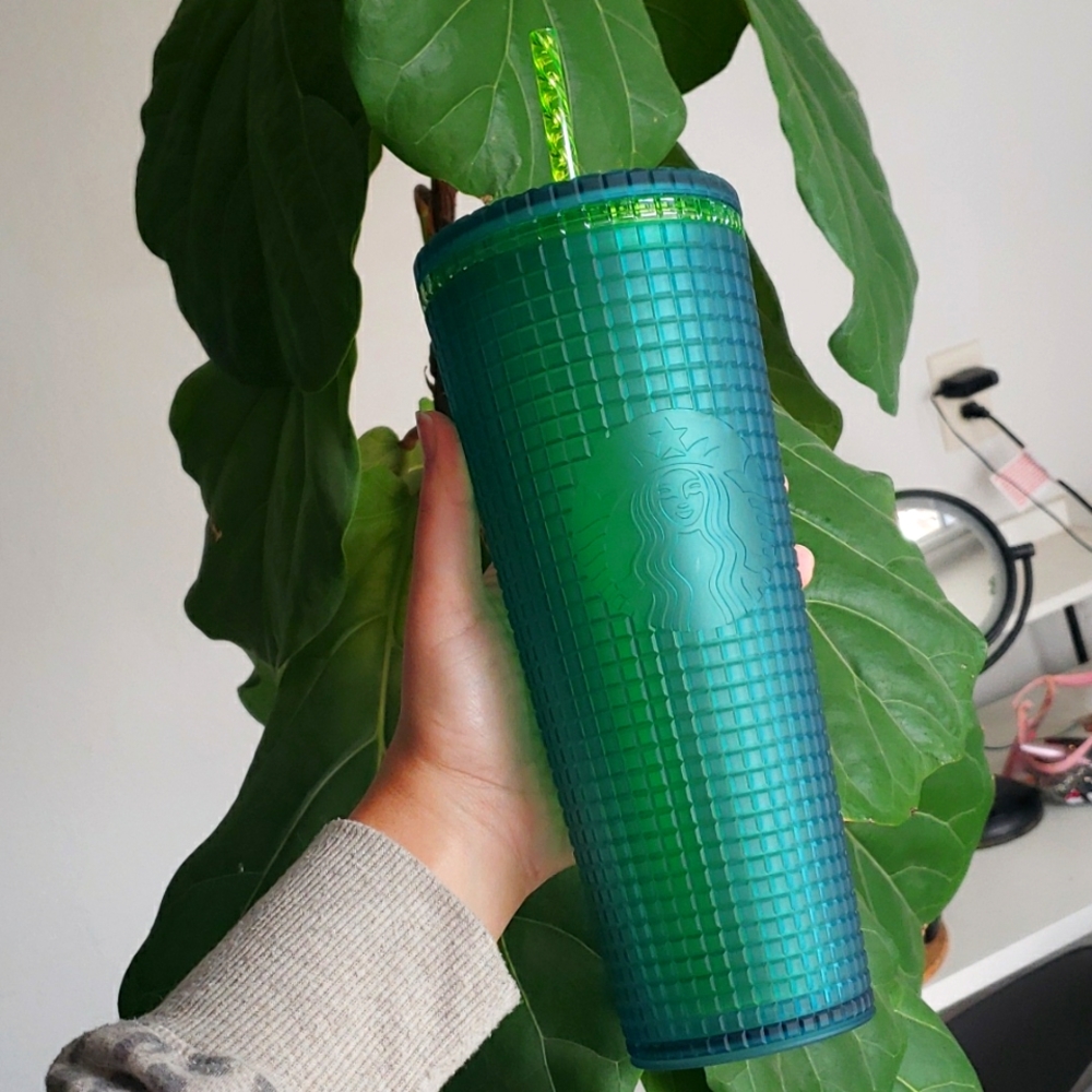 Starbucks 2022 Tinted Touch Matte Mountain Dew Jelly Grid Tumbler Venti 24oz
